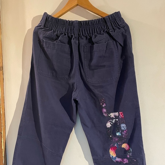 Custom Tipper pants with Tipper logo and Question mark Size L Forever 21 purple - Picture 5 of 6